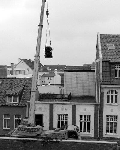 historische Druckmaschine Marke MAN