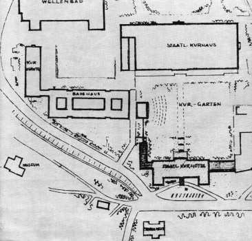 Verbinderbau nebst Tiefhof und teilweise unterirdischem Verbindungsgang Verbinderbau nebst Tiefhof und teilweise unterirdischem Verbindungsgang