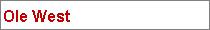 Ole West