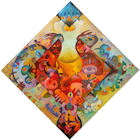 "Auf der Spitze stehend"